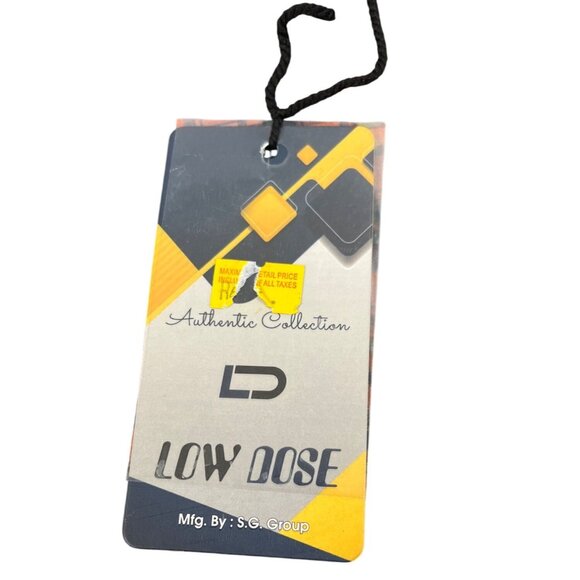 B-Force Mens Orange Plaid Button-Up Shirt Long Sleeves Classic Fit Size M - Picture 6 of 6